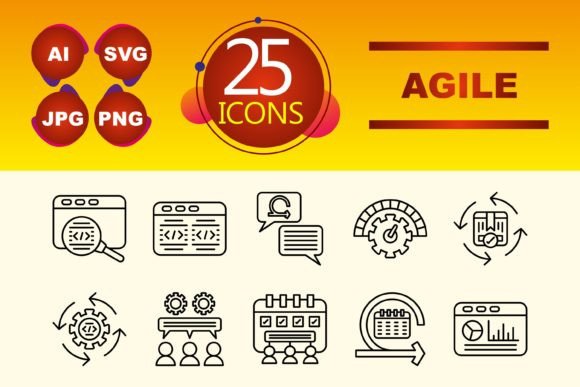 Agile Graphics and Icons for Digital Sellers