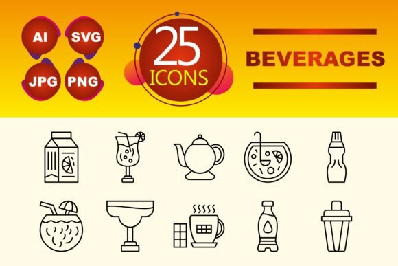 Beverages Graphics & Icons
