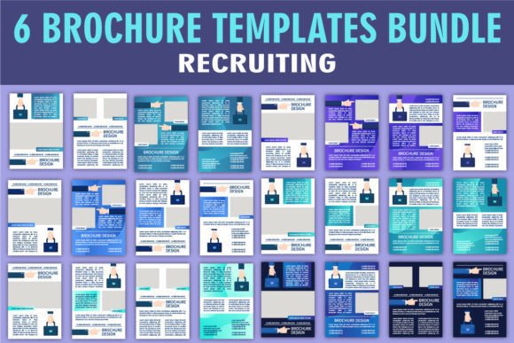 Corporate Culture Brochure Template Set: Graphics for Local Business Branding