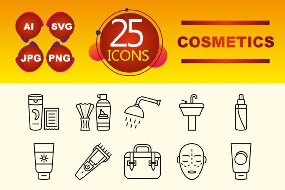 Cosmetics Graphics and Icons for Handmade Creators