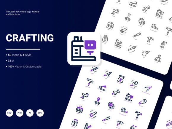Crafting Icon Pack: Graphics and Icons for Local Business