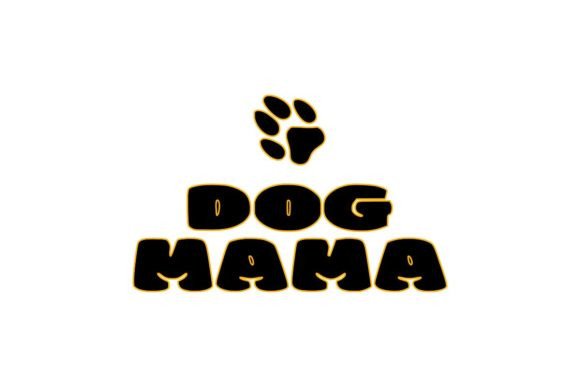 Dog Mama Word: Graphics for Digital Sellers