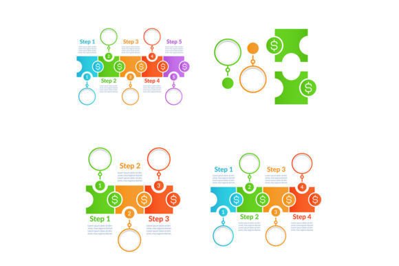 Financial Knowledge Infographic Chart Graphics