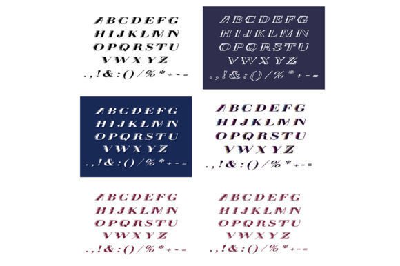 Italic Decorative Alphabet Bundle: Graphics & Crafts