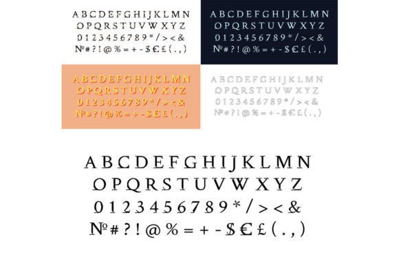 Roman Decor Alphabet Set: Graphics for Crafts