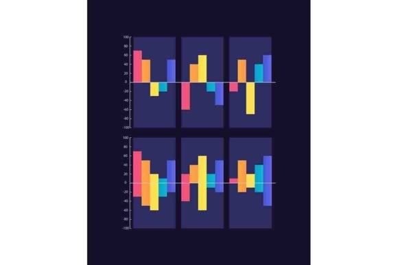 Ups and Downs Infographic Charts Set